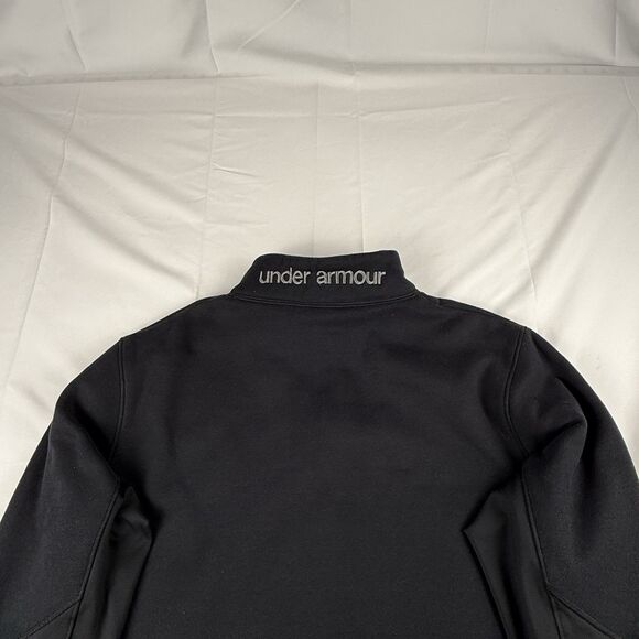 Under Armour Fleece Lined Large Semi-Fitted Womens Jacket - Black with Gray 2011 - Picture 14 of 16